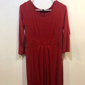 Isabella Oliver Maternity Red Ivybridge Dress